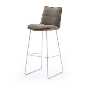 Hampton Barhocker Gestell Edelstahl cappuccino 9770_19_grob