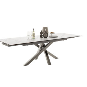 Almiros-Platte creme marmoriert ausgezogen mit Deko-FUNK-10553_23_grob