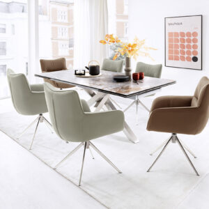 Almiros Platte grau marmoriert-mit Limone 2 Gestell Edelstahl 4x CR 2x RB-MIL-11684_23_grob (1)