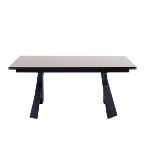 Badesi-Begros-Platte hellgrau Gestell schwarz Detail Ansicht seitlich-DET-9101_23_grob