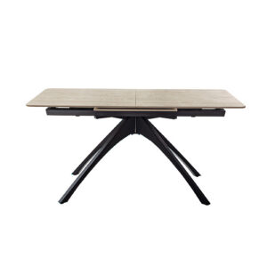 Cerrito-Platte beige Gestell schwarz Detail Ansicht seitlich-DET-12701_24_grob