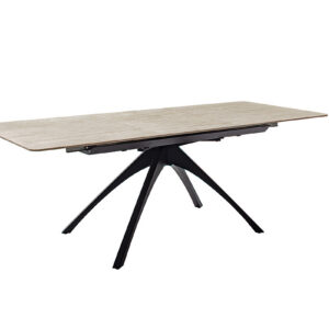 Cerrito-Platte beige Gestell schwarz ausgezogen ohne Deko-FUNK-12705_24_grob