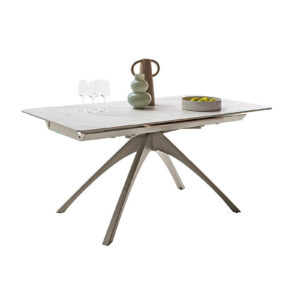 Cerrito-Platte creme Gestell taupe mit Deko-EB-12714_24_grob