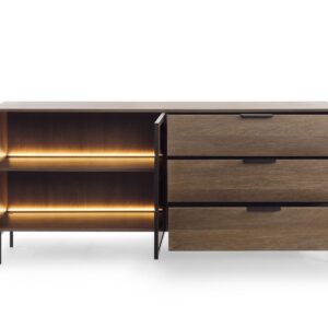 LUMI dąb dunin - C - komoda 181 2d3s (2)