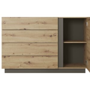 Laski 20 02 13 Arco komoda D4S artisan front otwarte drzwi biale tlo