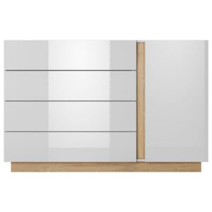 Laski 20 02 13 Arco komoda D4S front zamkniete biale tlo