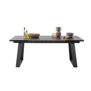 Narbonne Platte anthrazit-Detail Ansicht frontal mit Deko-DET-14269_22_grob