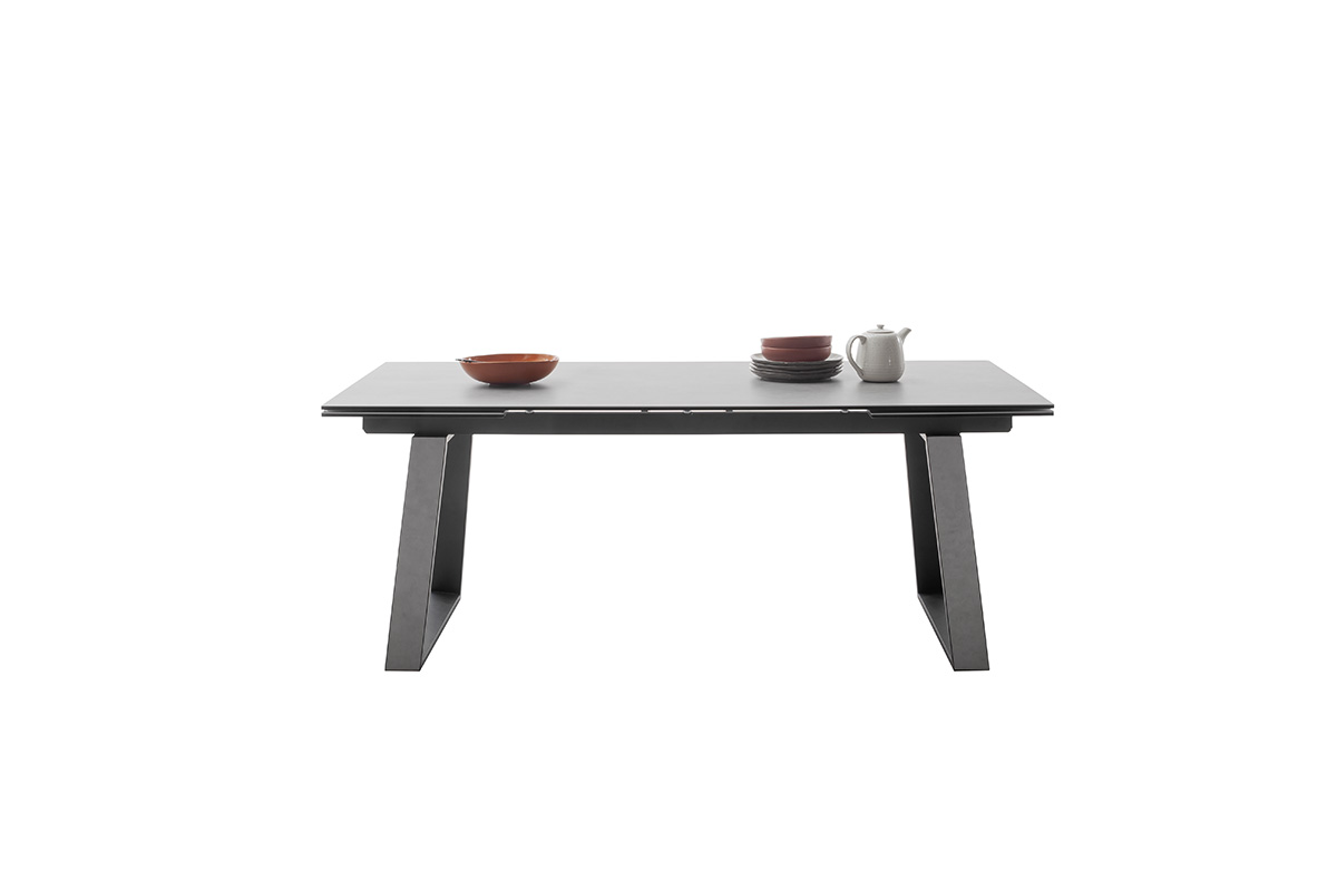 Narbonne Platte hellgrau-Detail Ansicht frontal mit Deko-DET-14253_22_grob