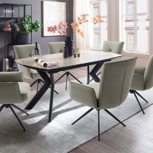 Ossana Platte grau marmoriert-mit 6x GIGA Stuhl Minaty CR-MIL-11794_23_grob