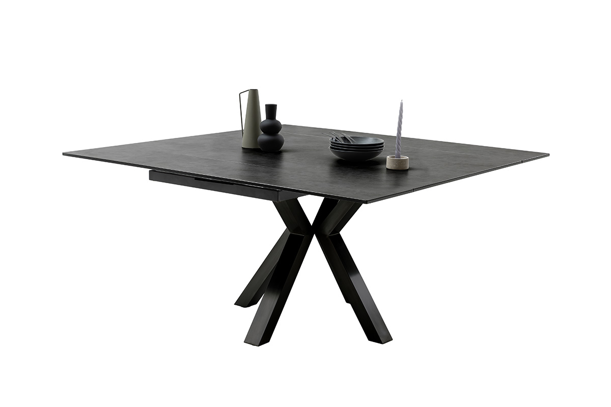 Pallini-Platte anthrazit ausgezogen mit Deko-FUNK-12678_22_grob