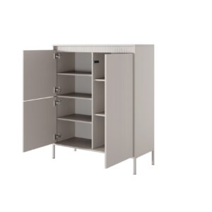 SENSO beż - A - komoda wysoka 3d (4)