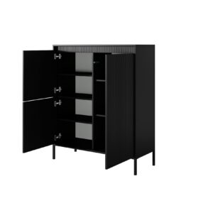 SENSO czarny - A - komoda wysoka 3d (4)