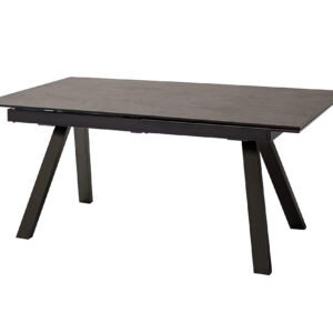 Tobago-Gestell schwarz matt lackiert Platte anthrazit ohne Deko-EB-9634_21_grob