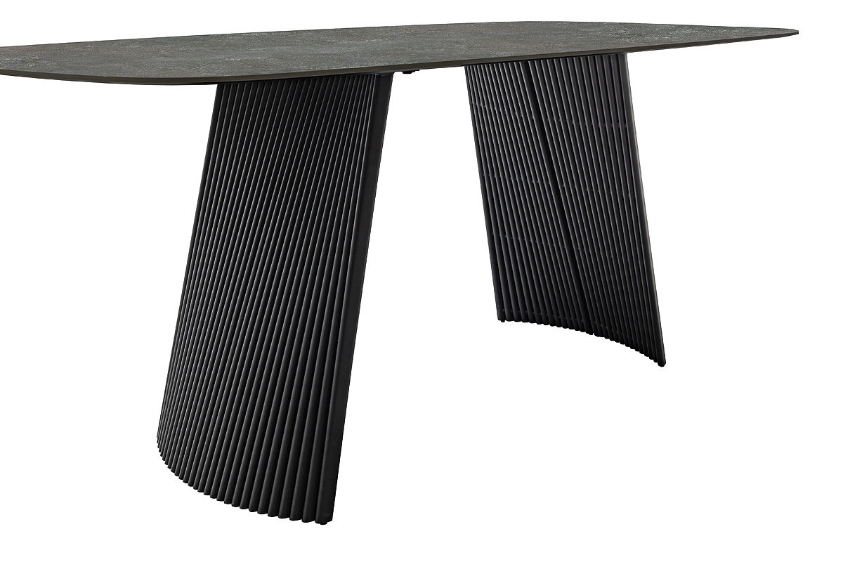 Tobelo-Platte anthrazit marmoriert Detail Gestell-DET-236_25_grob