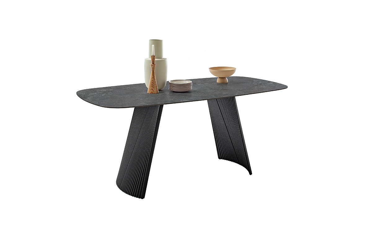 Tobelo-Platte anthrazit marmoriert mit Deko-EB-231_25_grob