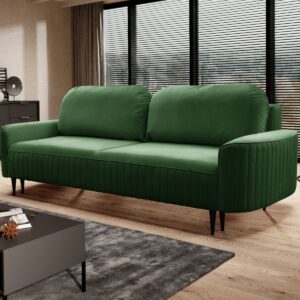 VENA sofa (SIC - Velluto 10 Dark Green) przykadrowane