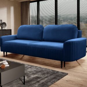 VENA sofa (SIC - Velluto 25 Navy) przykadrowane