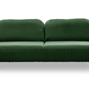 VENA sofa - z frontu (SIC - Velluto 10 Dark Green)