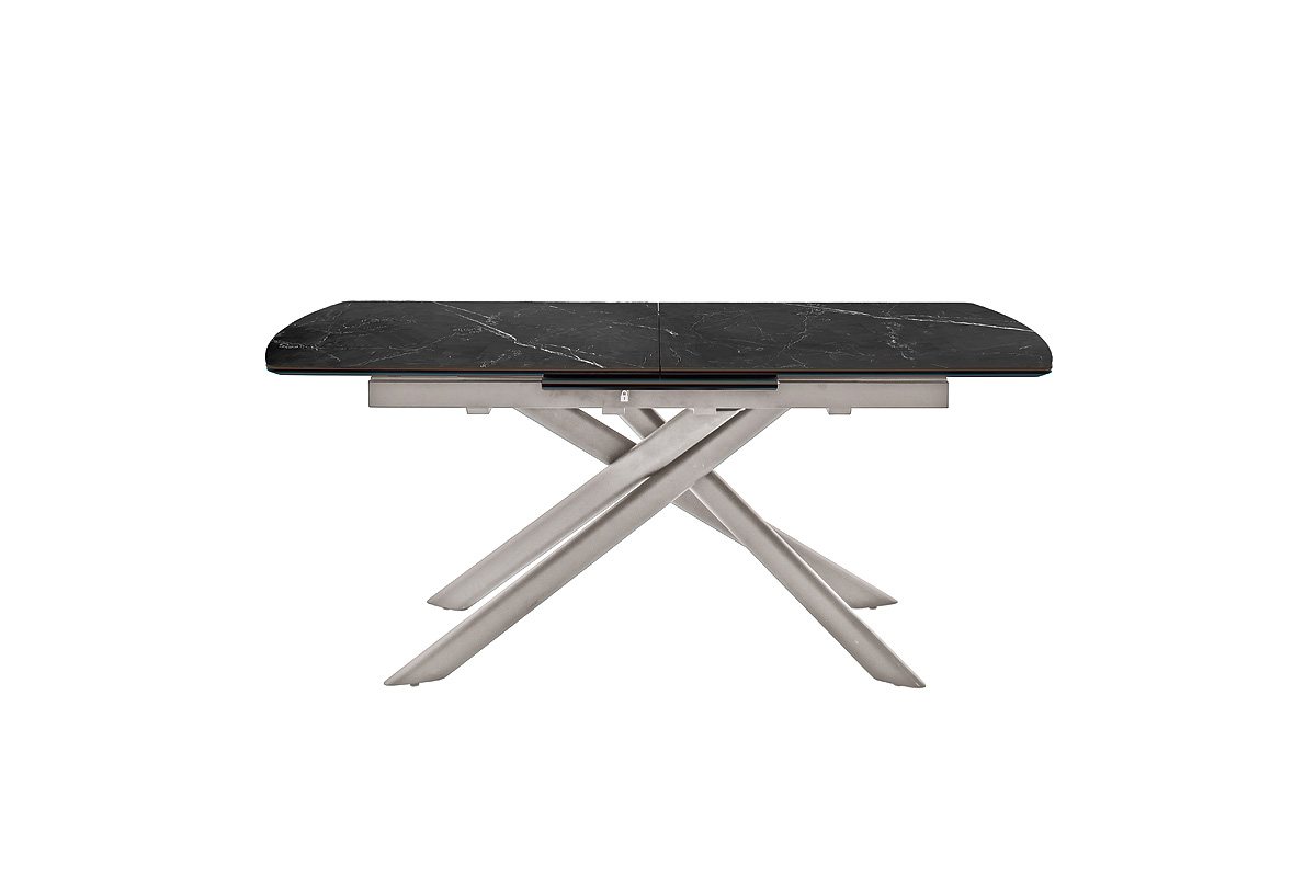 Vanino-Platte schwarz marmoriert Gestell Edelstahl Detail Ansicht seitlich-DET-401_25_grob