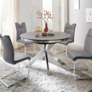 Winnipeg Gestell Edelstahl-mit 4x Zagreb Gesell Edelstahl GX-MIL-9141_21_fein