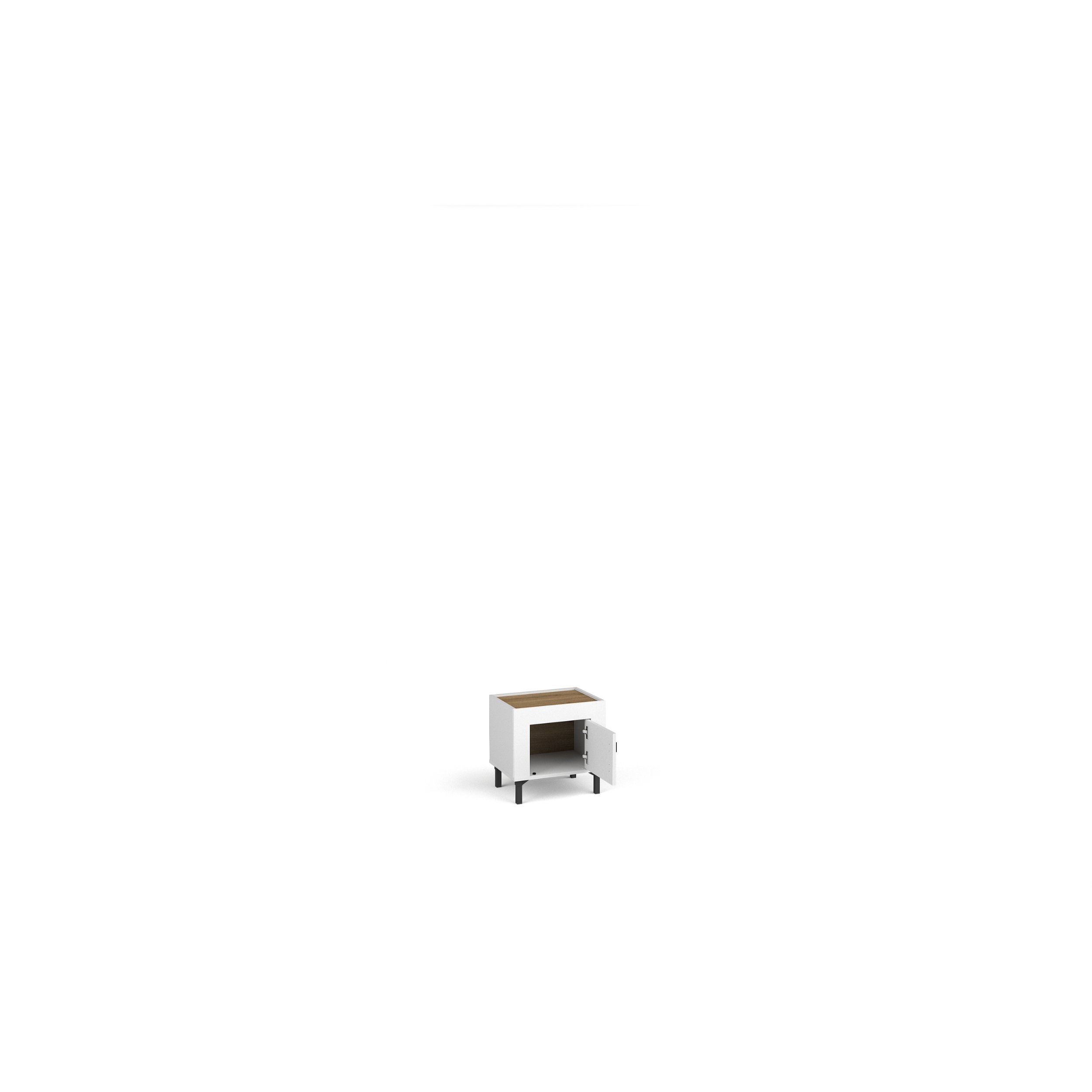 MO11 szafka nocna open white