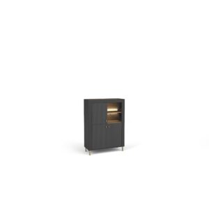 MO5 komoda 3D led black