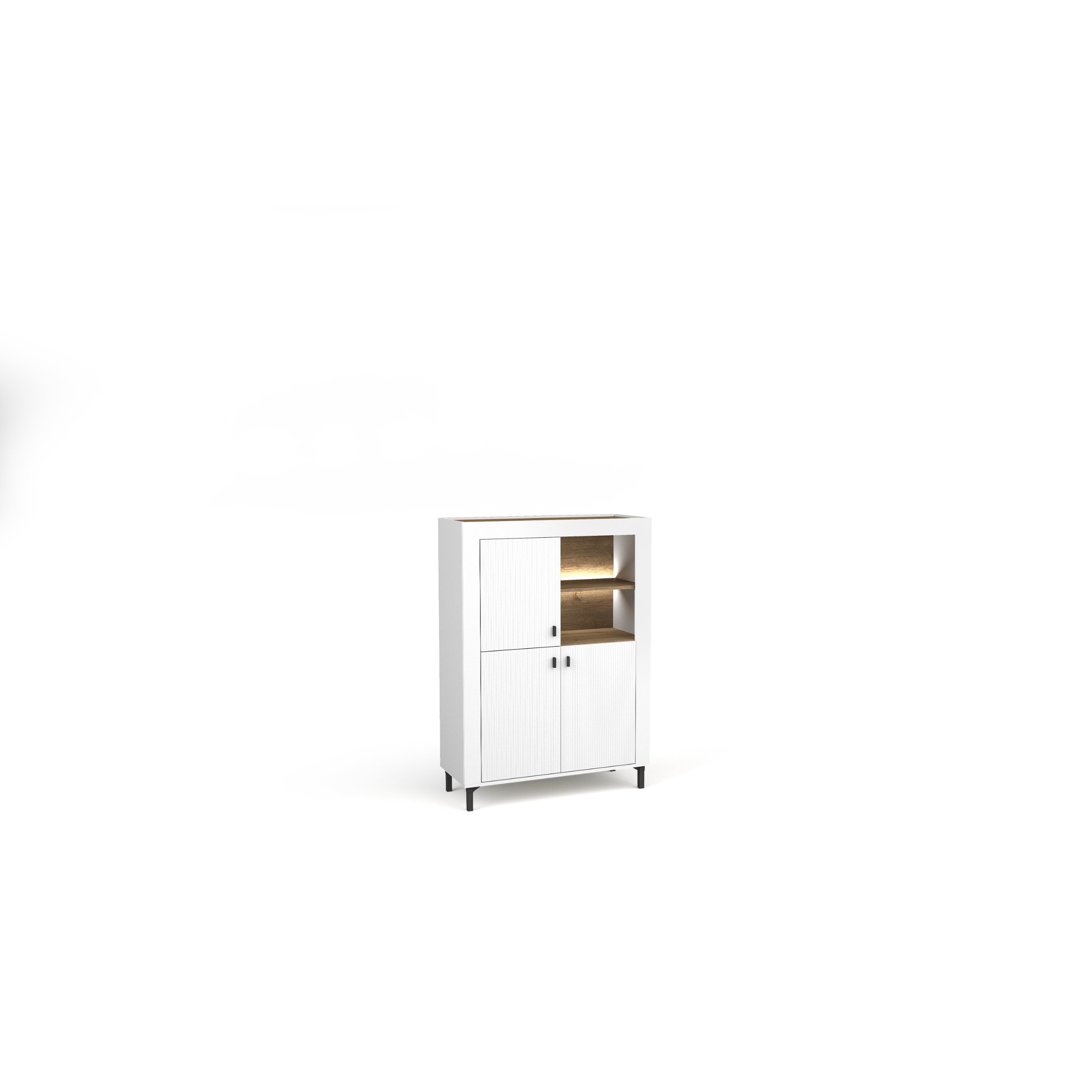 MO5 komoda 3D led white