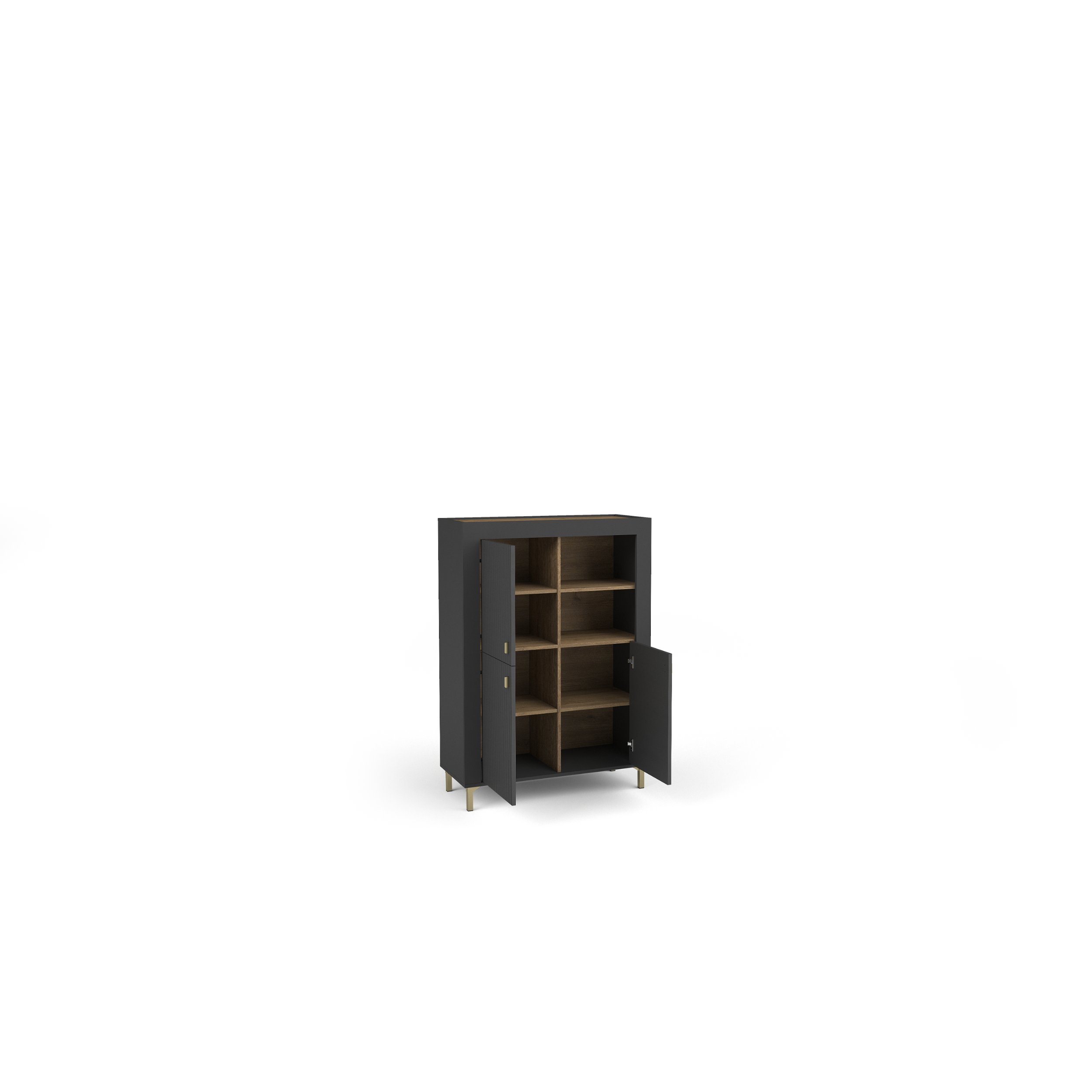 MO5 komoda 3D open black