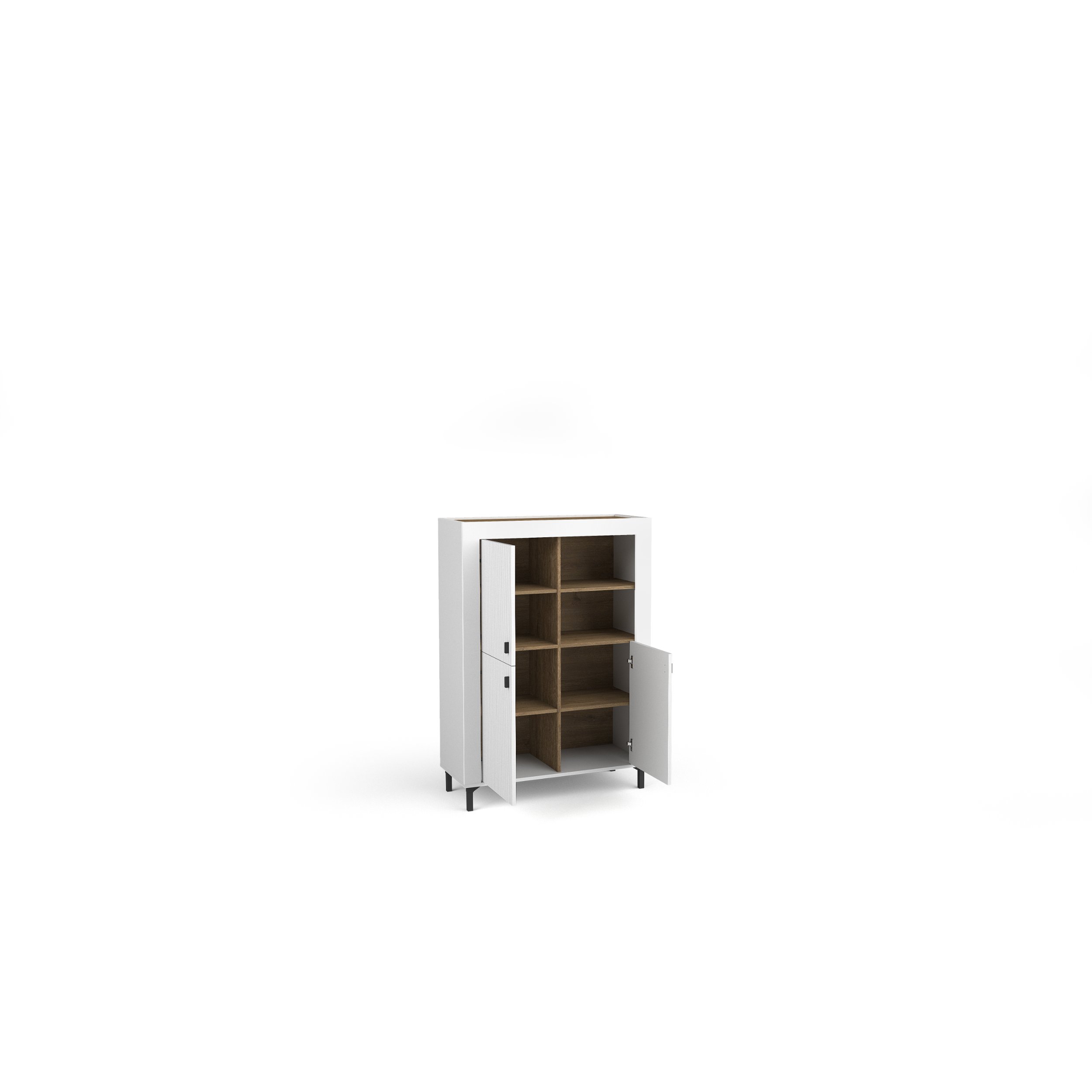 MO5 komoda 3D open white