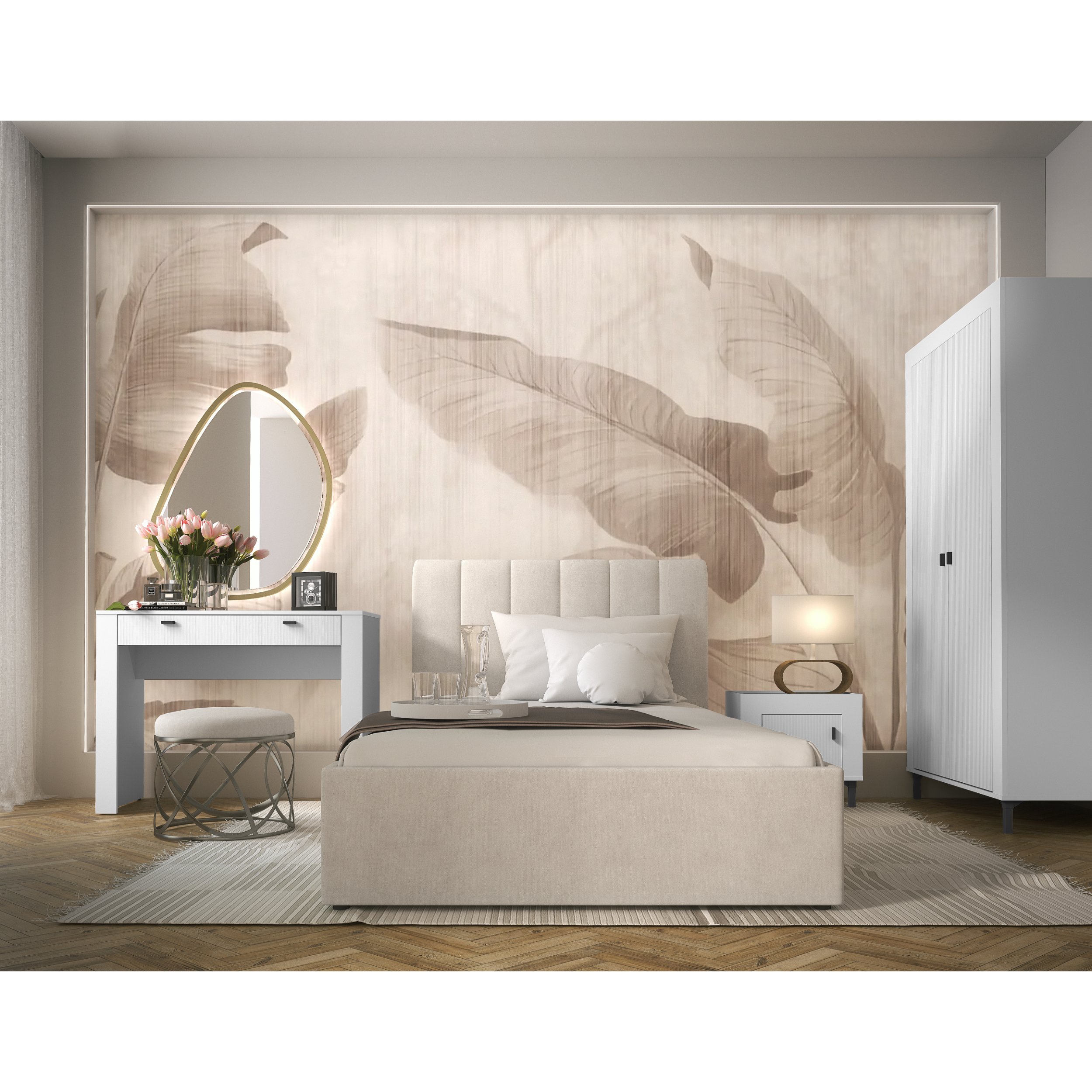 mossa sypialnia 120 white