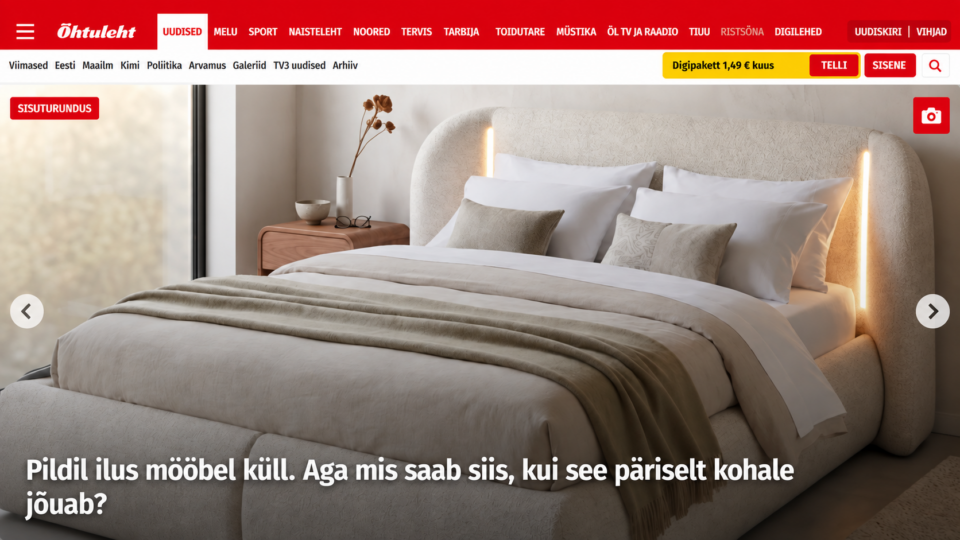 Õhtulehe artikkel Commoni LUX-paketist