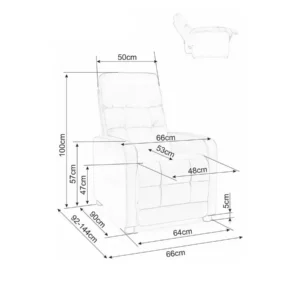 Lamamistugitool Lumeri – mõõtude joonis
