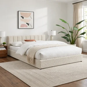 Pesukastiga voodi Elvaria Helebeež 160 × 200 cm helebeež voodi avaras magamistoas