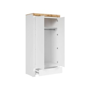 szafa-dwudrzwiowa-holten-106-cm-z-szuflada-bialy-polysk-dab-wotan-xlargea (3)